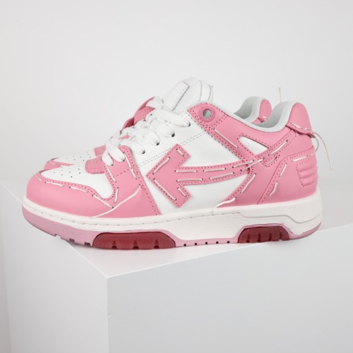 Off White Out of Office - White Pink Sartorial Stitching