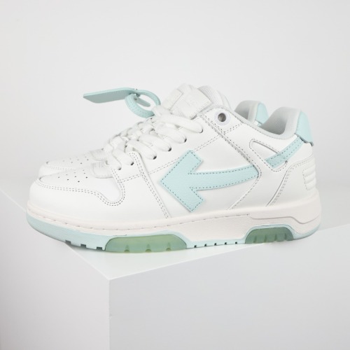 OFF-WHITE Out Of Office OOO Low White Light Green