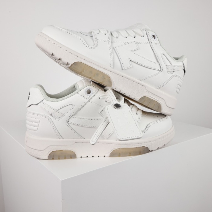 Off-White Out Of Office Calf Leather Triple White