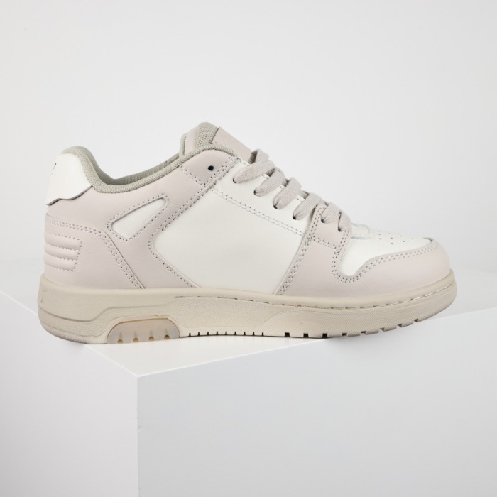 Off-White Out Of Office Calf Leather White Beige