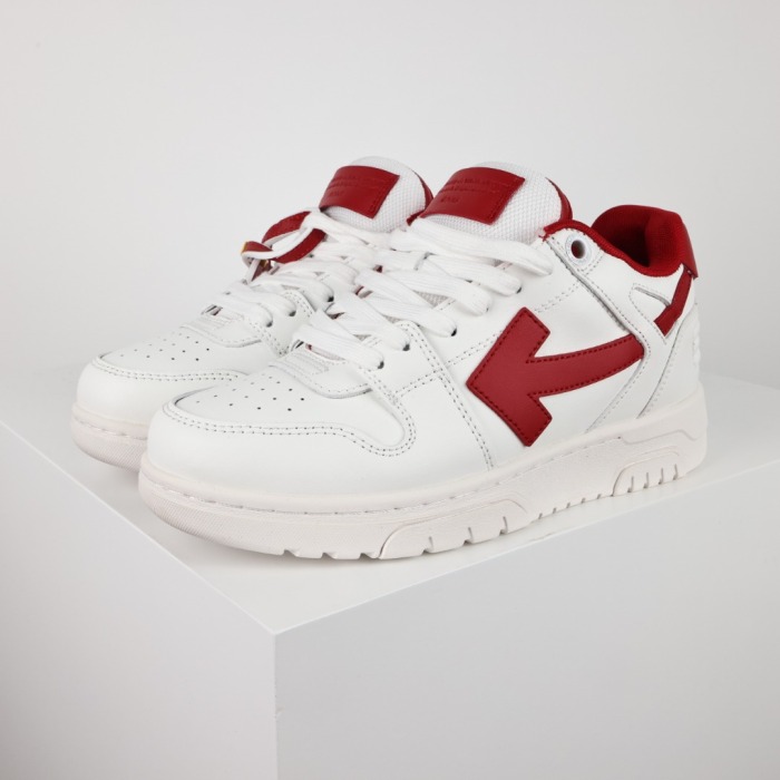 OFF-WHITE Out Of Office OOO Low Tops 2024 Lunar New Year Red White