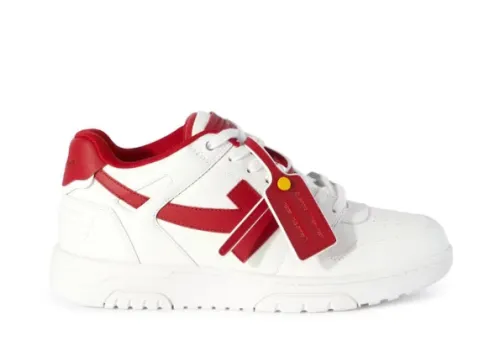 OFF-WHITE Out Of Office OOO Low Tops 2024 Lunar New Year Red White