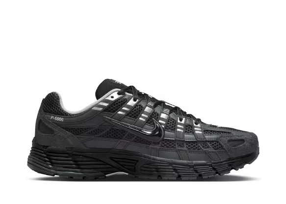 Nike P-6000 Suede Anthracite Metallic Silver