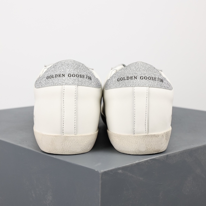 Golden G00se Super-Star White Silver Glitter