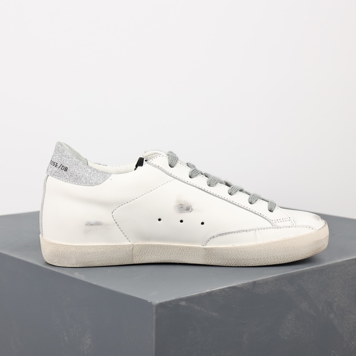 Golden G00se Super-Star White Silver Glitter