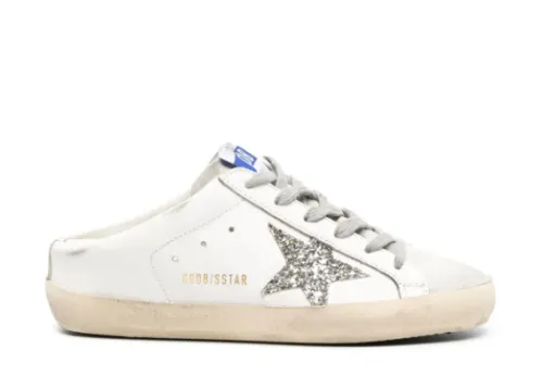 Golden G00se Super-Star leather mules