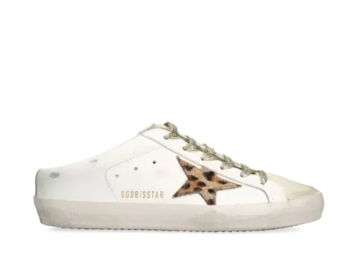 Golden G00se Super Star Sabots Pony-Hair and Leather