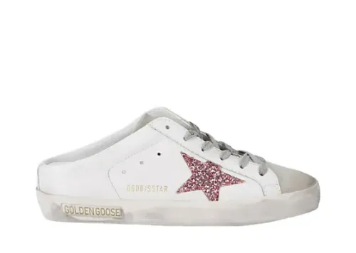 Golden G00se Bio-Based Super-Star Sabot White Ice Pink