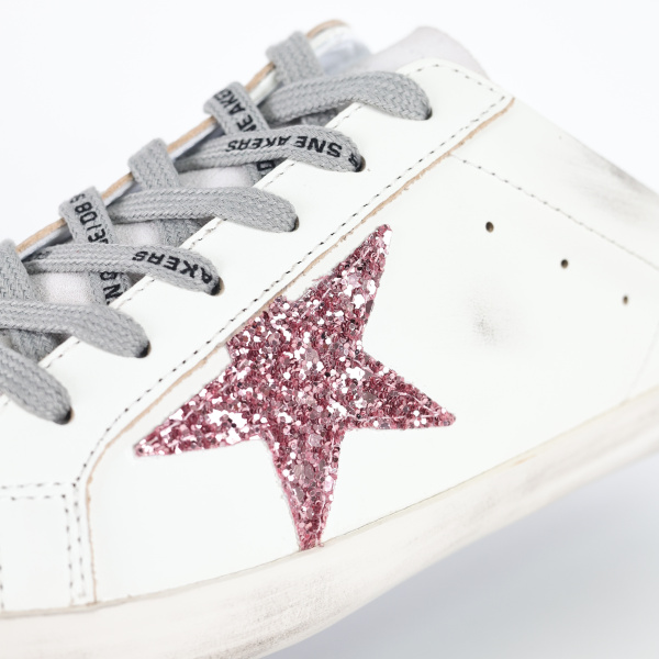 Golden G00se Bio-Based Super-Star Sabot White Ice Pink