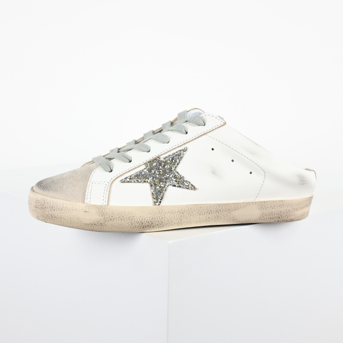 Golden G00se Super-Star leather mules