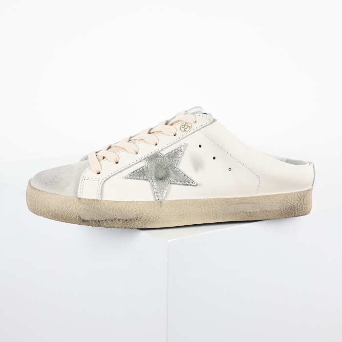 Golden G00se Wmns Superstar Sabot 'Platinum Ice Grey'