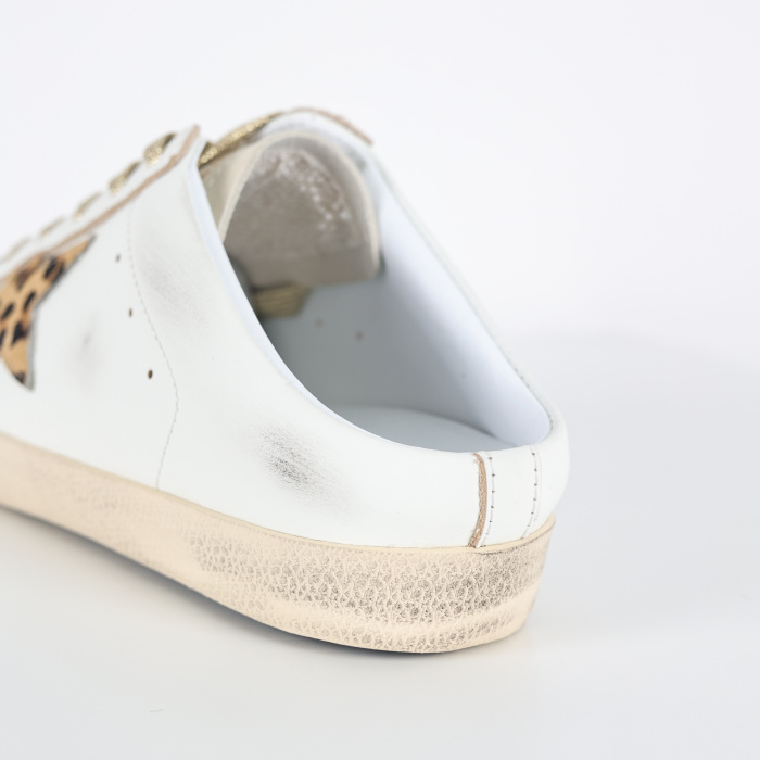 Golden G00se Super Star Sabots Pony-Hair and Leather