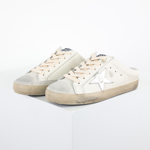 Golden G00se Wmns Superstar Sabot 'Platinum Ice Grey'
