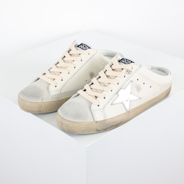 Golden G00se Wmns Superstar Sabot 'Platinum Ice Grey'