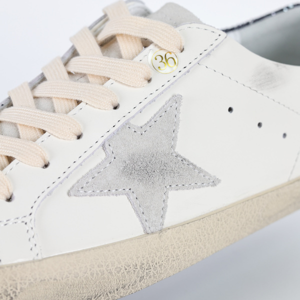 Golden G00se Super-Star Distressed Leather sneakers