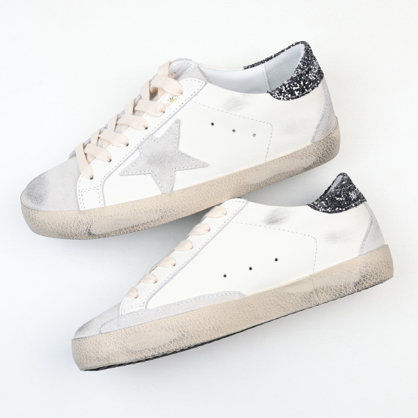 Golden G00se Super-Star Distressed Leather sneakers