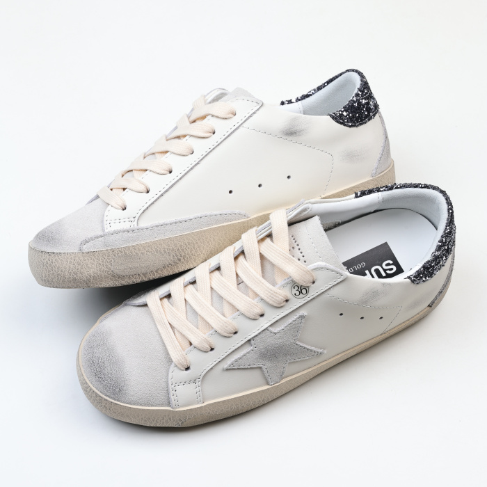 Golden G00se Super-Star Distressed Leather sneakers