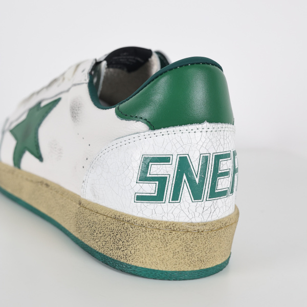 Golden G00se Ball Star White Green Star
