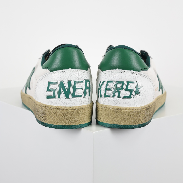 Golden G00se Ball Star White Green Star