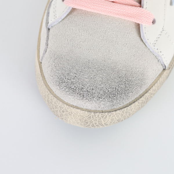 Golden Goose Super-Star White Silver Ice Blue