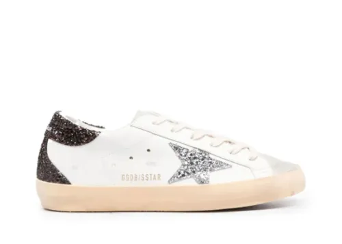 Golden G00se Super-Star White Brown Glitter