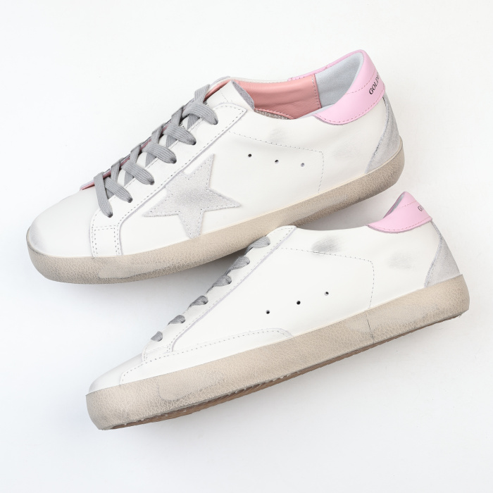 Golden G00se Super-Star White Pink SS25