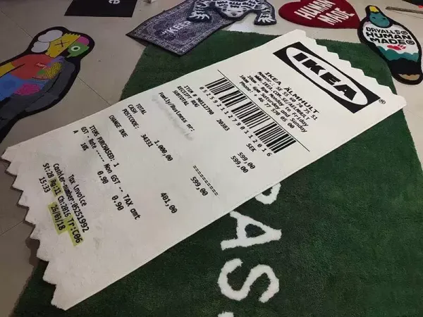 Virgil Abloh x IKEA MARKERAD  RECEIPT  Rug