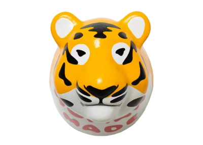Human made Tiger & Polar Bear Wall Mount Decor – 3D Animal Head Wall Hanging Decoration