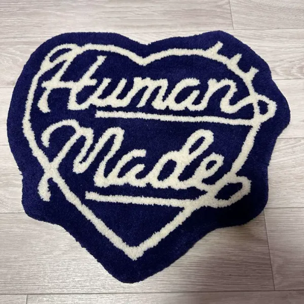 Human made Heart Rug 24s