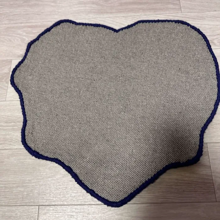 Human made Heart Rug 24s