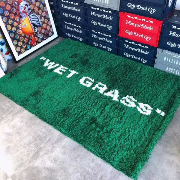 Virgil Abloh x IKEA MARKERAD  Wet Grass   Rug