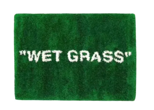 Virgil Abloh x IKEA MARKERAD Wet Grass Rug