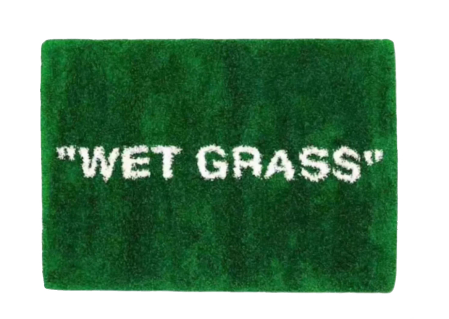 Virgil Abloh x IKEA MARKERAD  Wet Grass   Rug