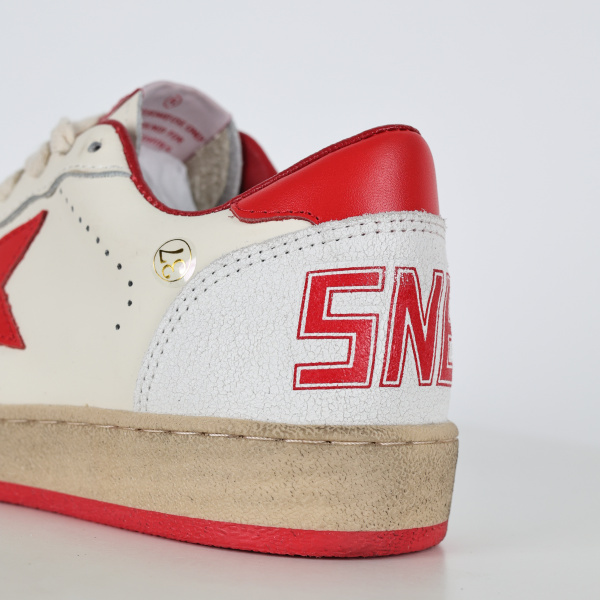 Golden G00se Ball-Star Low White Red