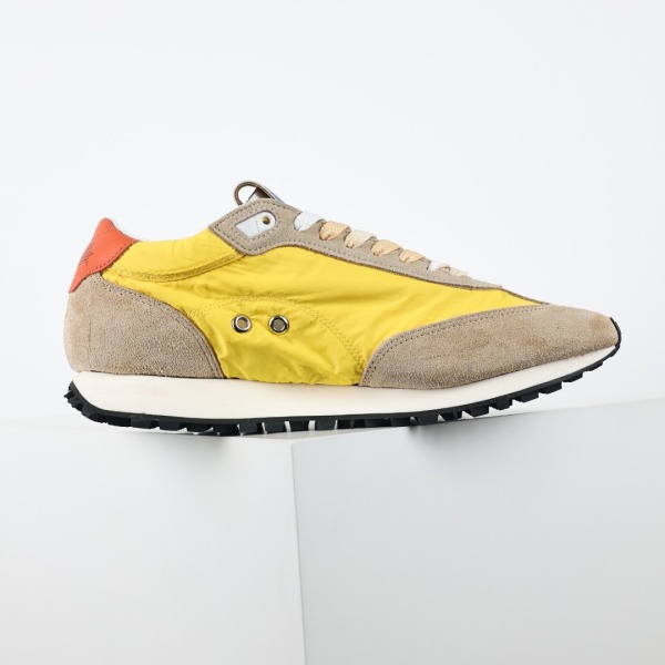 Golden G00se Marathon With Yellow Nylon Upper And Orange Star