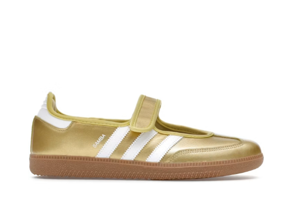 Adidas Samba Jane Gold Metallic White