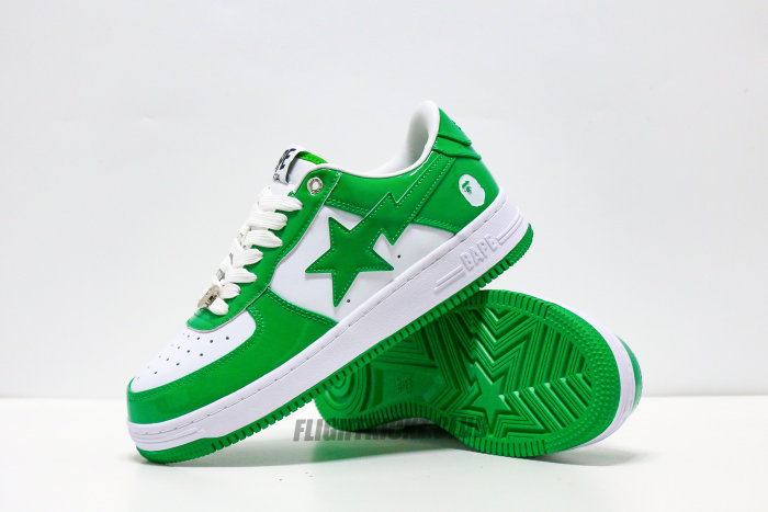A Bathing Ape Bape Sta Low Green