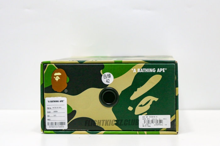 A Bathing Ape Bape Sta Low Green