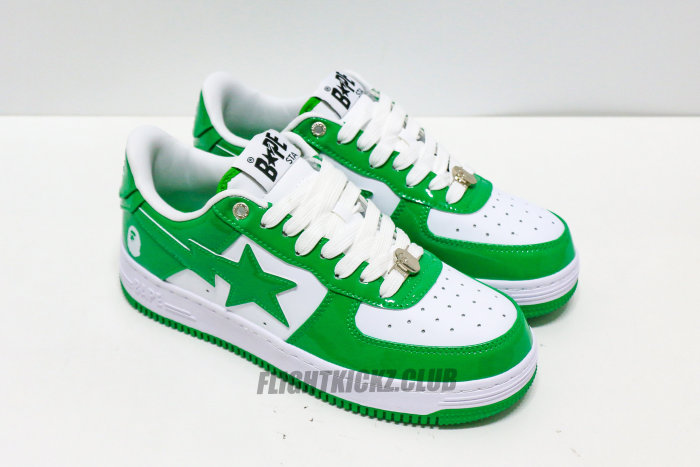 A Bathing Ape Bape Sta Low Green
