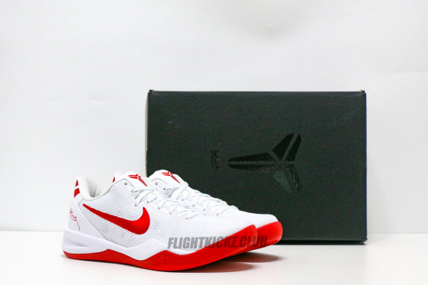 Nike Kobe 8 Protro TB White University Red (A1)