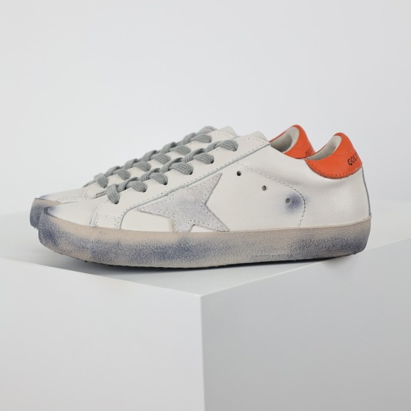 Golden G00se Super-Star White Ice Orange Fluo