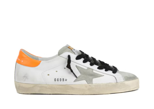 Golden G00se Super-Star White Ice Orange Fluo