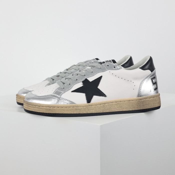 Golden G00se Ball‑Star White Silver Black Star