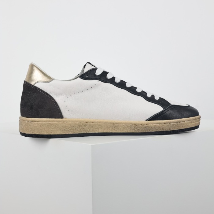 Golden G00se Ball‑Star Black White Blue Star Gold Heel