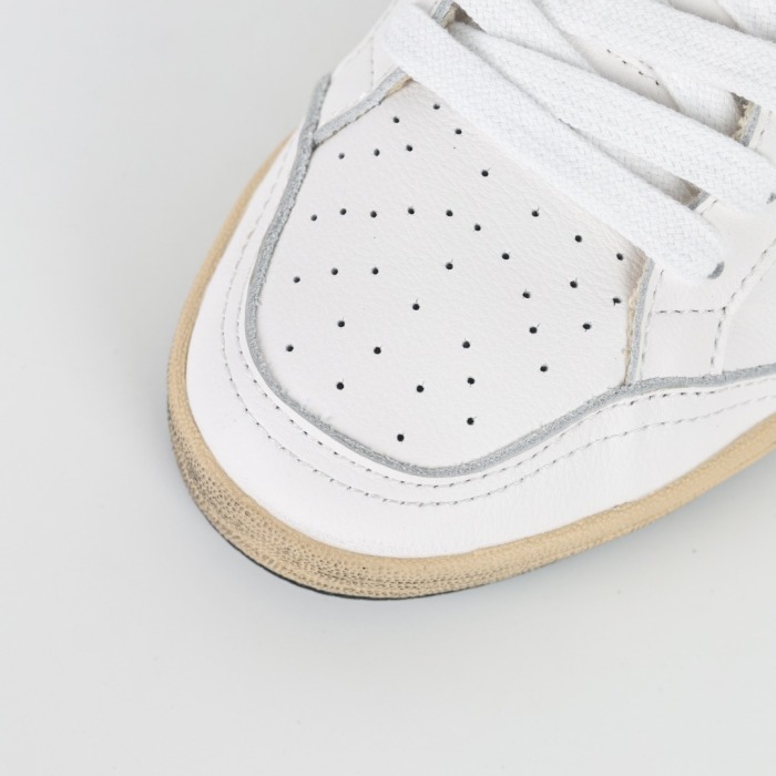 Golden G00se Ball‑Star White Silver Glitter Star Red Heel