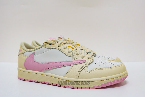 US Warehouse: Travis Scott x Air Jordan 1 Retro Low OG 'Shy Pink' ( A1)