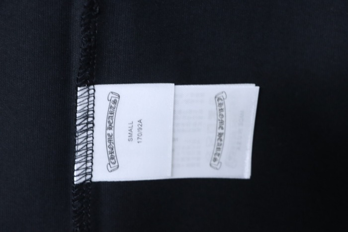 Chrome Hearts Horseshoe Sanskrit‑Print Pocket Short‑Sleeve T‑Shirt