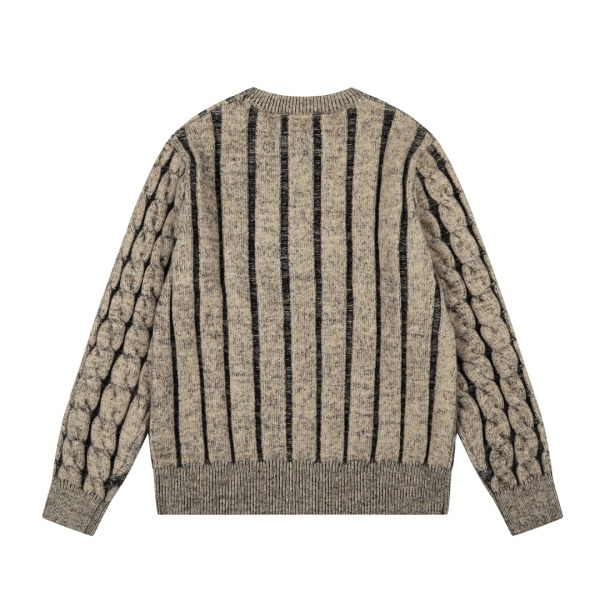 R@lph Lauren Classic Basic Versatile Unisex Crew‑Neck Knit Pullover Sweater