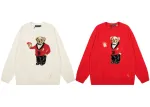 R@lph Lauren New Year Red‑Packet Bear Crew‑Neck Sweater