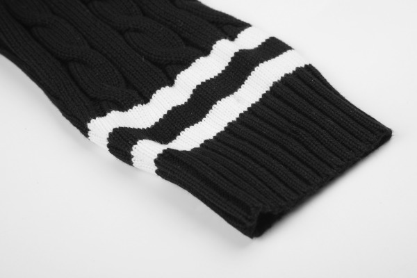 R@lph Lauren V‑Neck Cable‑Knit Preppy Style Pullover Sweater